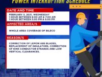 NGCP SCHEDULED POWER INTERRUPTION