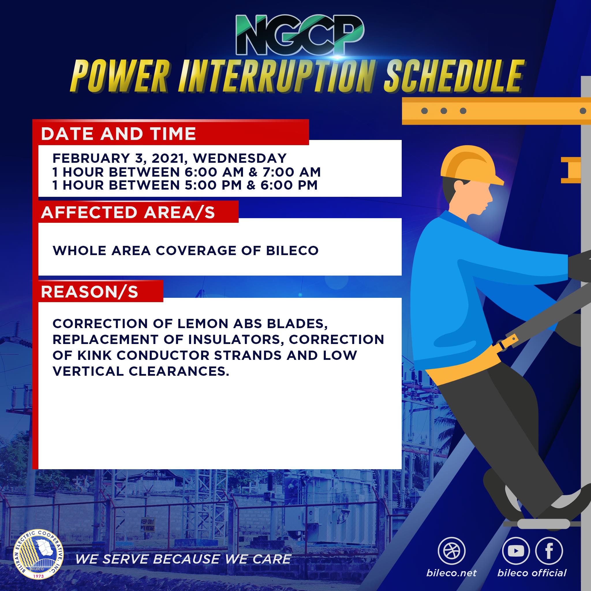 You are currently viewing NGCP SCHEDULED POWER INTERRUPTION