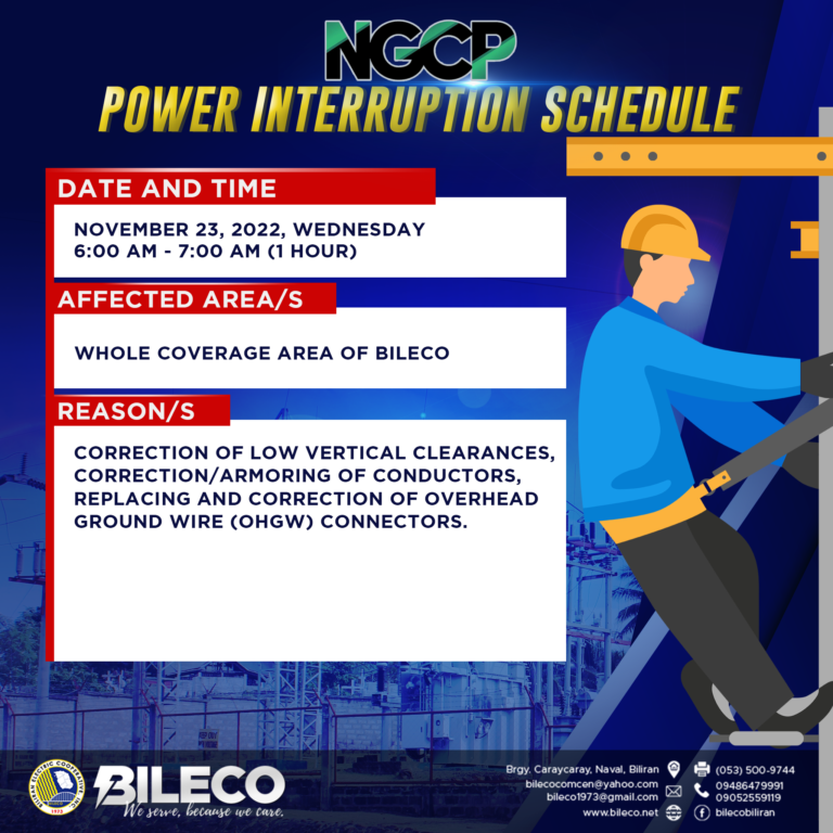 Read more about the article NGCP SCHEDULED POWER INTERRUPTION