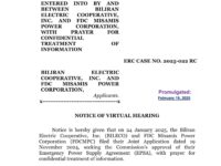 NOTICE VIRTUAL HEARING