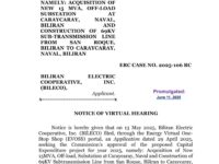 NOTICE OF VIRTUAL HEARING