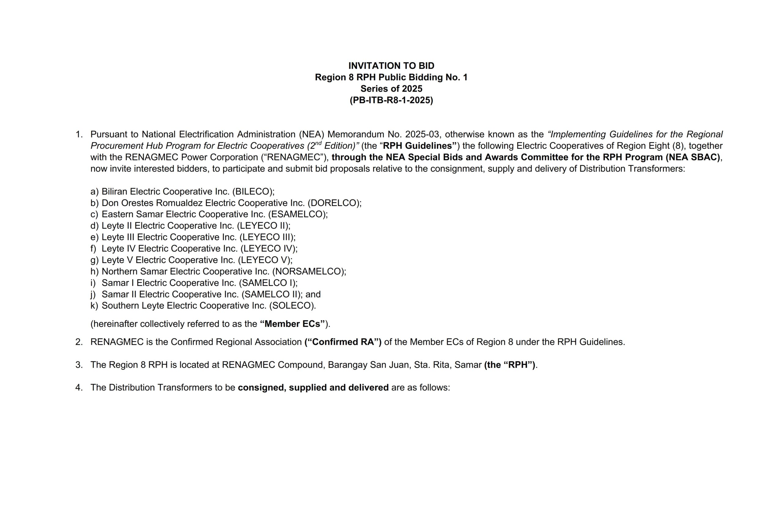 You are currently viewing INVITATION TO BID