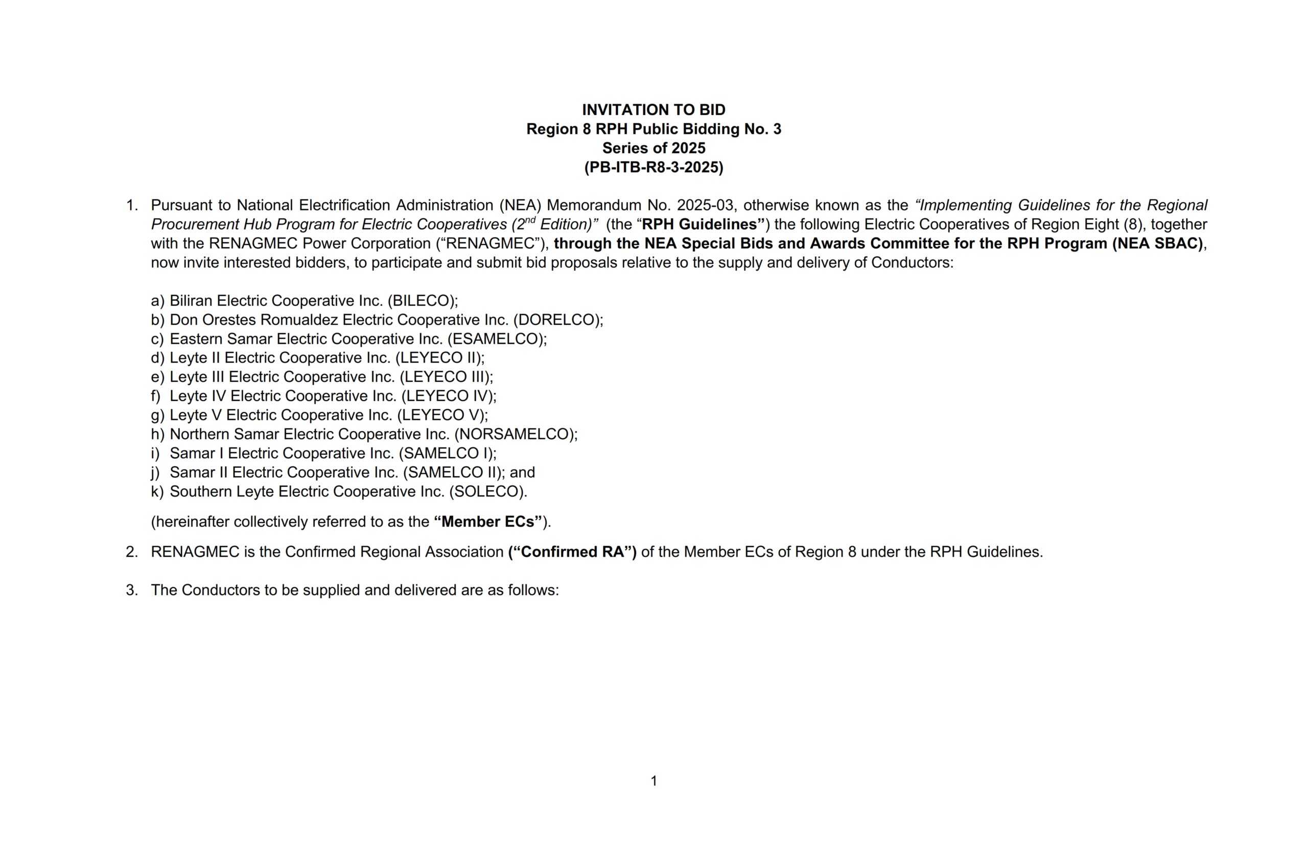 You are currently viewing INVITATION TO BID