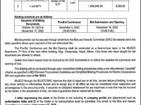 INVITATION FOR BIDS (IFB No. 2025-004 BILECO COOP VEHICLES)