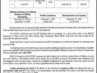 INVITATION FOR BIDS IFB No. 2025-004 BILECO COOP VEHICLES (REBIDDING)